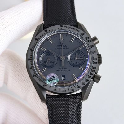 Omega Speedmaster 9300 Movement 44.25MM Black Fabric Replica Black Watch